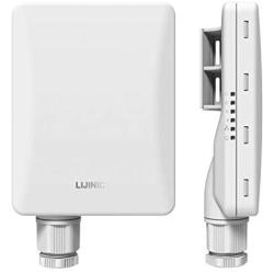 LIJINICT Wireless Bridge Point to Point Outdoor, Wireless Access Point Outdoor Poe, Outdoor WiFi Extender, 5.8G Outdoor Cpe WiFi Bridge with Ethernet Port 802.11a/n/ac, 2-Pack