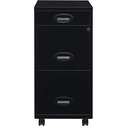 Lorell LLR17427 SOHO Mobile Cabinet, Black