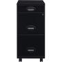 Lorell LLR17427 SOHO Mobile Cabinet, Black