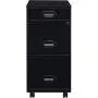 Lorell LLR17427 SOHO Mobile Cabinet, Black