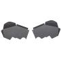 JMTAAT Solid Aluminum Front Inner Fender Liners for 2007-2017 Jeep Wrangler JK 4WD
