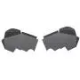 JMTAAT Solid Aluminum Front Inner Fender Liners for 2007-2017 Jeep Wrangler JK 4WD