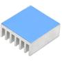 30pcs Aluminum Heatsink 14x14x6mm / 0.55x0.55x0.24 inches with Thermal Conductive Adhesive Tape for Raspberry pi Electronic Chip MOS IC Diode Triode Cooling Heat Dissipation