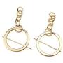 Semetall 100 Pcs Heavy Duty Metal Split Keychain Ring Parts for Crafts Supplies,Split Key Chain Rings with Chain and Jump Rings Bulk(30mm Diameter,Rose Gold)