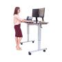 LUXOR Standup-CF48-DW Stand Up Desk, Crank Adjustable, 48''