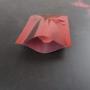 QQ Studio 100 PCS Metallic Mylar Foil Open Top Sealable Bags (6x9cm (2.3x3.5''), 100x Red)