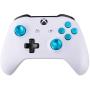 Metal Thumbsticks Joysticks for Xbox One, Aluminum Alloy ABXY Bullet Buttons Analog Grip Replacement Parts for Xbox One, Xbox One S/X, Xbox Series X Controllers with Installation Tools(Blue)