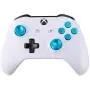 Metal Thumbsticks Joysticks for Xbox One, Aluminum Alloy ABXY Bullet Buttons Analog Grip Replacement Parts for Xbox One, Xbox One S/X, Xbox Series X Controllers with Installation Tools(Blue)