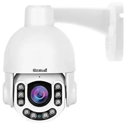 PTZ POE HD 5MP Security IP Camera Outdoor 4X Zoom H.265 Waterproof ONVIF Surveillance Built in 2 Ways Audio Support IR Night Vision Auto Tracking and SD Card Slot PTZ POE HD 5MP Security IP Camera Outdoor 4X Zoom H.265 Waterproof ONVIF Surveillance Built in 2 Ways Audio Support IR Night Vision Auto Tracking and SD Card Slot