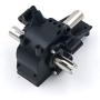 WANGYOUCAO Metal Upgrades for Wltoys 12428 12423 12628 RC Car Spare Part Upgrade Metal Front Rear Differential Gear Set 12428-0091/0133 3D Printing Accessories (Color : Metal Front Wave Box)