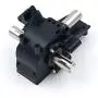 WANGYOUCAO Metal Upgrades for Wltoys 12428 12423 12628 RC Car Spare Part Upgrade Metal Front Rear Differential Gear Set 12428-0091/0133 3D Printing Accessories (Color : Dear Differential)