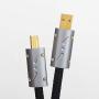 Viborg UC01 Hi-End Silver Plated OFC USB Audio Cable Audiophile USB Gold Plating A-B DAC Decoder Printer Data Cable(3.3FT/1M)