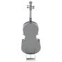 Fascinations Metal Earth Bass Fiddle 3D Metal Model Kit