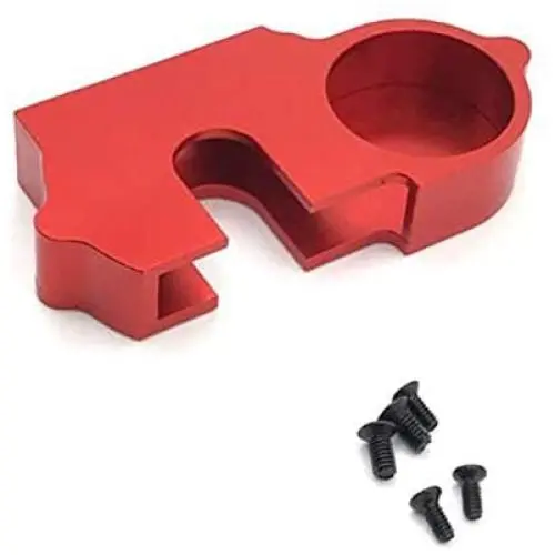 HONG YI-HAT WLtoys 144001 124018 124019 RC car Parts Metal Upgrade dust Cover Suitable for Upper and Lower Cover of Reduction Gear Spare Parts (Color : Metal dust Cover)