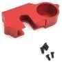 HONG YI-HAT WLtoys 144001 124018 124019 RC car Parts Metal Upgrade dust Cover Suitable for Upper and Lower Cover of Reduction Gear Spare Parts (Color : Purple)