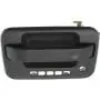 Exterior Front Door Handle 2004-2014 Ford F-150 Textured Black with Keyhole and Keypad Hole with Metal Connector Driver Side