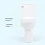 20 inch Extra Tall Toilet. Convenient Height bowl taller than ADA Comfort Height. Dual flush, Metal handle, Slow-close seat