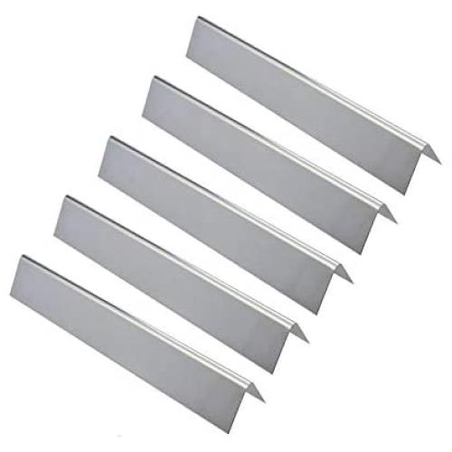 GasSaf 17.5inch Flavorizer Bar Replacement for Weber 7620, Genesis 300, E310, S310, E330, EP-330 Series Grill, 5-Pack Stainless Steel Flavor Bar (L17.5 x W2.25 x H2.375)