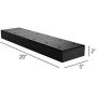 Mail Boss 7144 Box Spreader Bar for Two-Mailbox Applications, Black
