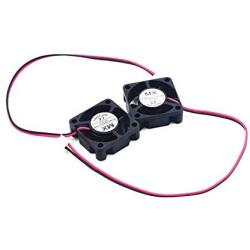 Karcy DC Case Fan Brushless 30x10 12V 2Pin 1.2''x1.2''x0.36'' Brushless Cooling Fan Black Pack of 2