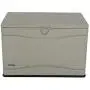 Lifetime 60059 Black Bottom & Desert (Tan) Sides and Lid Outdoor Storage Box-80 Gal, 80 Gallon, Desert Sand