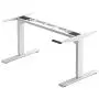 Standing Desk Legs Dual Motor. Adjustable 3 Stages Frame for DIY Stand up Home Office desks suites Tops from 48'' to 73'' FLT-02 White Standing Desk Legs Dual Motor. Adjustable 3 Stages Frame for DIY Stand up Home Office desks suites Tops from 48'' to 73'' FLT-02 White