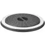 Tovolo Vented Collapsible Microwave Splatter Proof Food Plate Cover With Easy Grip Handle Dishwasher-Safe, BPA-Free Silicone & Plastic, 10.5'' Round, 10.5 inch, Charcoal Tovolo Vented Collapsible Microwave Splatter Proof Food Plate Cover With Easy Grip Handle Dishwasher-Safe, BPA-Free Silicone & Plastic, 10.5'' Round, 10.5 inch, Charcoal