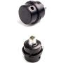 Chiloskit 2Pcs 1/4'' Thread Metal Air Compressor Intake Filter Noise Muffler Silencer Connector Muffler Filter Silencer (1/4''PT 12.5mm 2pcs)
