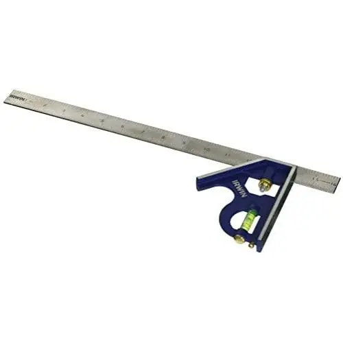 IRWIN Tools Combination Square, Metal-Body, 16-Inch (1794471) IRWIN Tools Combination Square, Metal-Body, 16-Inch (1794471)