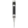 Starrett 18A Automatic Center Punch with Hardened Steel Metal, Universal Tool for Machinists and Carpenters with Adjustable Knurled Cap to Control Blow Force, No. 4 Graduation