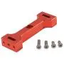 JVSISM Metal Beam Middle Beam Parts Suitable for WPL C14 C24 B14 B24 B16 1/16 4WD 6 Truck RC Model Car Red