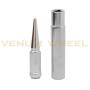 Venum wheel accessories 32pc Chrome Spike Lug Nuts 9/16-18 Spiked Metal Lug Nuts Solid 1 Piece 4.5'' Tall + Key Socket for 1994-2011 RAM 2500 & 3500 Heavy Duty USA