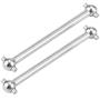 RC Car Drive Shaft, 2Pcs Metal Dog Bone Drive Shaft for WLtoys A959 A969 A979 RC Car Upgrade Accessory Parts