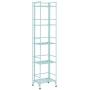 Convenience Concepts Xtra Storage 5-Tier Folding Metal Shelf, Seafoam