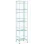 Convenience Concepts Xtra Storage 5-Tier Folding Metal Shelf, Seafoam