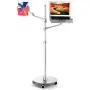 Magichold Height Adjustable Laptop Tablet Stand Mount with Double arms and Base Rolling Wheel for Laptop (11-17 inch) and Compatible with iPad Pro 12.9 inch / Tablet / Ereader Magichold Height Adjustable Laptop Tablet Stand Mount with Double arms and Base Rolling Wheel for Laptop (11-17 inch) and Compatible with iPad Pro 12.9 inch / Tablet / Ereader