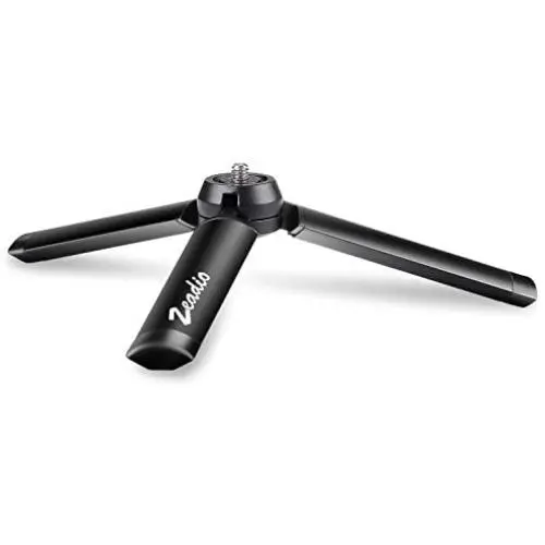 Zeadio Metal Mini Tripod, Desktop Tabletop Stand Compact Tripod for Smooth 4, Osmo Mobile, Vimble 2, Gimbal Handle Grip Stabilizer and All Cameras Zeadio Metal Mini Tripod, Desktop Tabletop Stand Compact Tripod for Smooth 4, Osmo Mobile, Vimble 2, Gimbal Handle Grip Stabilizer and All Cameras