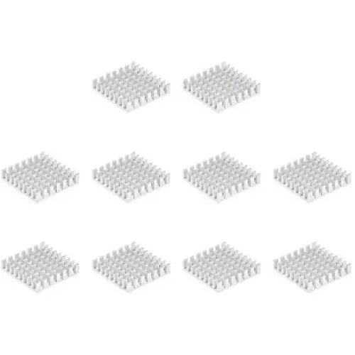 uxcell Electronic Radiators Heatsink for MOS GPU IC Chip Silver 28 x 28 x 6 mm 10pcs uxcell Electronic Radiators Heatsink for MOS GPU IC Chip Silver 28 x 28 x 6 mm 10pcs