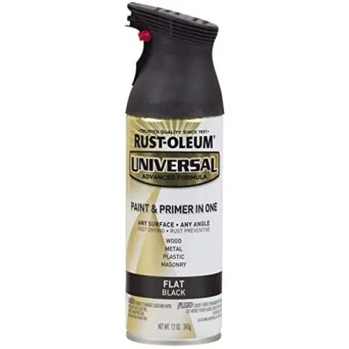 Rust-Oleum 245198 Surface, 12 oz, Flat Black Universal Enamel Spray Paint Rust-Oleum 245198 Surface, 12 oz, Flat Black Universal Enamel Spray Paint