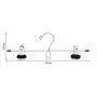 6 Quality Pants Hangers Heavy Duty Add-on Skirt/Slack Metal Hanger, Extra Wide Adjustable Clips, Multi Stackable Add on Hangers, Chrome, Jeans, Bottoms, Set of 6 6 Quality Pants Hangers Heavy Duty Add-on Skirt/Slack Metal Hanger, Extra Wide Adjustable Clips, Multi Stackable Add on Hangers, Chrome, Jeans, Bottoms, Set of 6