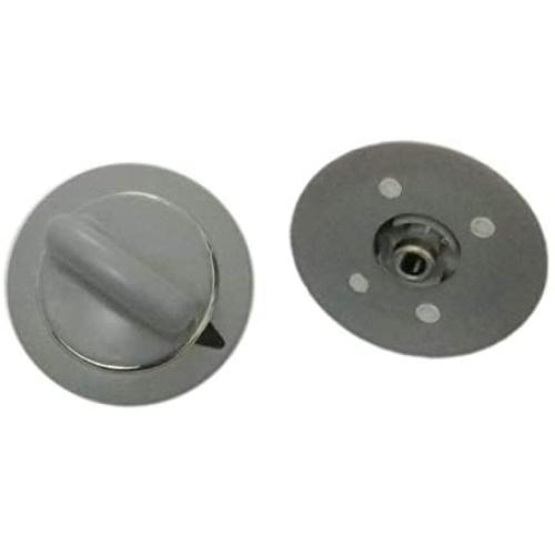 WE1M964 Dryer Timer Knob with Metal Ring For General Electric 1811122 AP4980845 PS3487132 2pcs