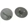 WE1M964 Dryer Timer Knob with Metal Ring For General Electric 1811122 AP4980845 PS3487132 2pcs
