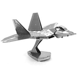 Metal Earth Fascinations F-22 Raptor Airplane 3D Metal Model Kit