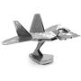 Metal Earth Fascinations F-22 Raptor Airplane 3D Metal Model Kit