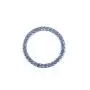 Personality Car Interior Emblem Crystal Ring Sticker,Automotive Parts Start Engine Ignition Button Key & Knobs Key Ignition & Knob Bling Ring, Car Glam Interior Accessory, Unique Women Gift (Blue)