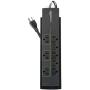 Amazon Basics 8-Outlet Power Strip Surge Protector | 4,500 Joule, 12-Foot Cord