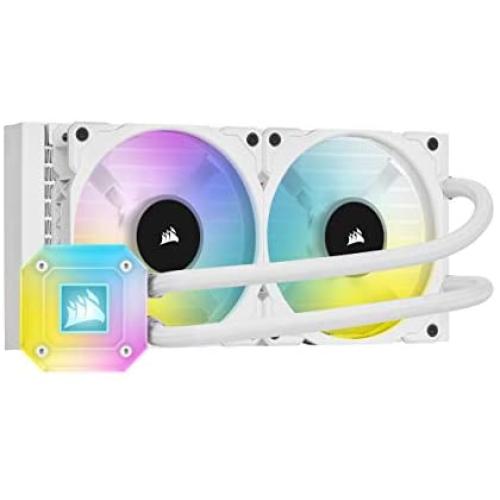 Corsair iCUE H100i Elite Capellix Liquid CPU Cooler - White
