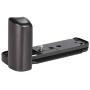 WEPOTO XT30 Metal Bracket Hand Grip Camera Wood Hand Grip Wooden Handle Black Sandalwood Hand Grip Tripod Quick Release Plate L Bracket For X-T30 X-T20 X-T10