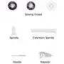 Handheld Sewing Machine, Portable Mini Sewing Machine for Beginners, Quick Simple Repairing Cordless Sewing Machine Suitable for Fabric, Kids Cloth, Home Use and Carry Out (White) Handheld Sewing Machine, Portable Mini Sewing Machine for Beginners, Quick Simple Repairing Cordless Sewing Machine Suitable for Fabric, Kids Cloth, Home Use and Carry Out (White)