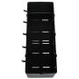 New Improved Large Parts Storage Bins Hooks to Peg Tool Board - Workbench- (Black)